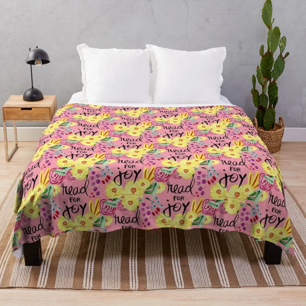 

READ FOR JOY Throw Blanket Versatile Cozy Throw Blanket for All Occasions