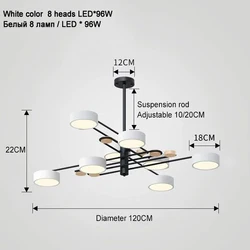 Modern LED Pendant Lights Wood Dining Room Kitchen Lamp Hanging Lighting Fixtures Luminaire Nordic Suspendu Lustres