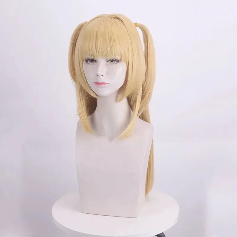 ‌ Anime Death Note Cosplay Pruik - Gouden Zand Anime Karakter Haar, Cosplay Evenement, Halloween Kostuum