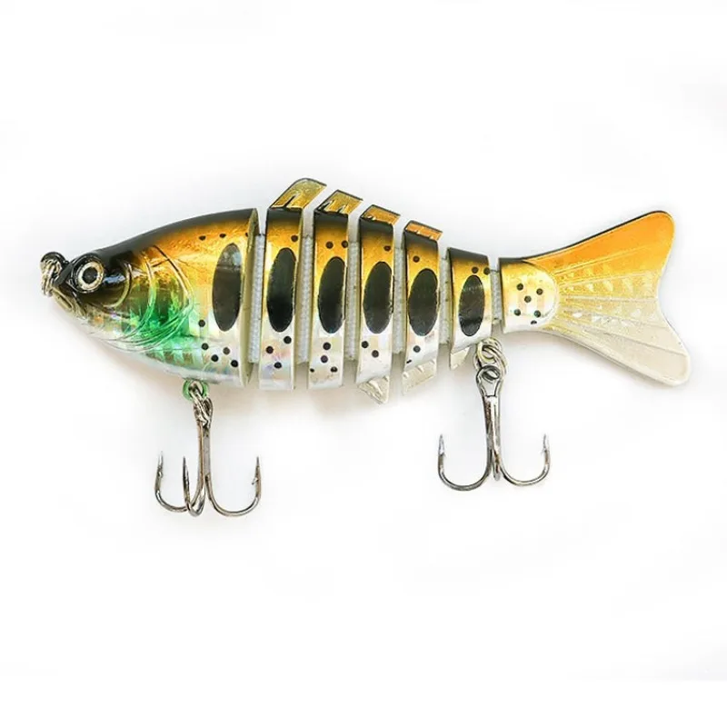 

Artificial multi joint fishing bait, slow sinking biological simulation fishing bait, false bait fishing tool