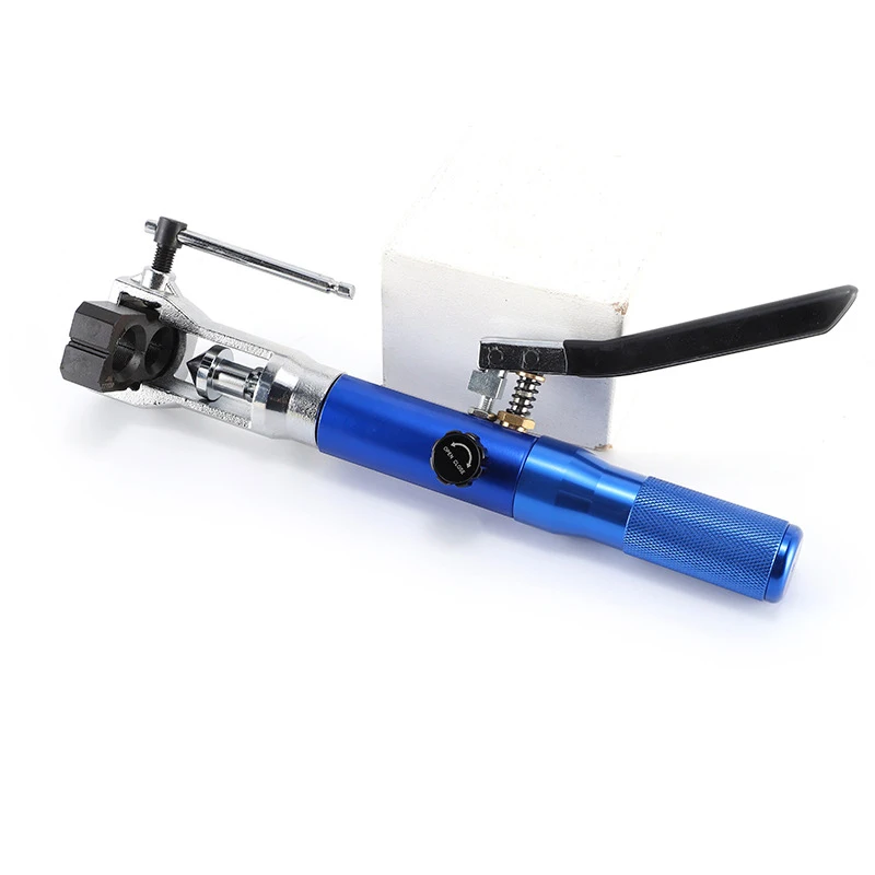 0528WK-400L 2 in 1 Hydraulic Flare Forging Tool Kit 8 Dies 5-22mm Soft Copper Tube Cutter Deburring Extrusion Expa