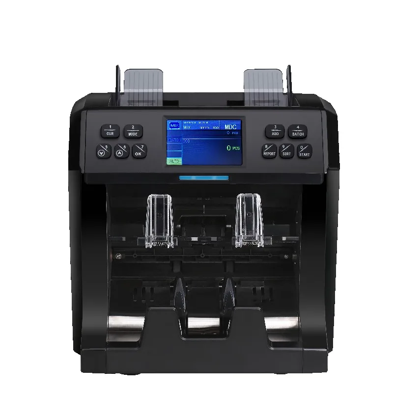 Nueva Máquina Contadora de Billetes WT-800, Contadora de Dinero con Detección de Valor de Moneda Mixta para COP, XOF, XAF, KHR, THB, KRW, USD