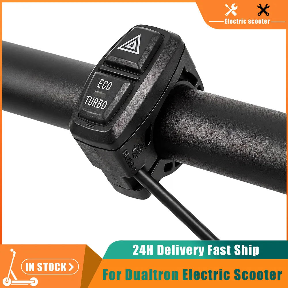 

ECO TURBO Hazard Warning Indicator Switch Double Warning Button For Dualtron Togo Electric Scooter Parts