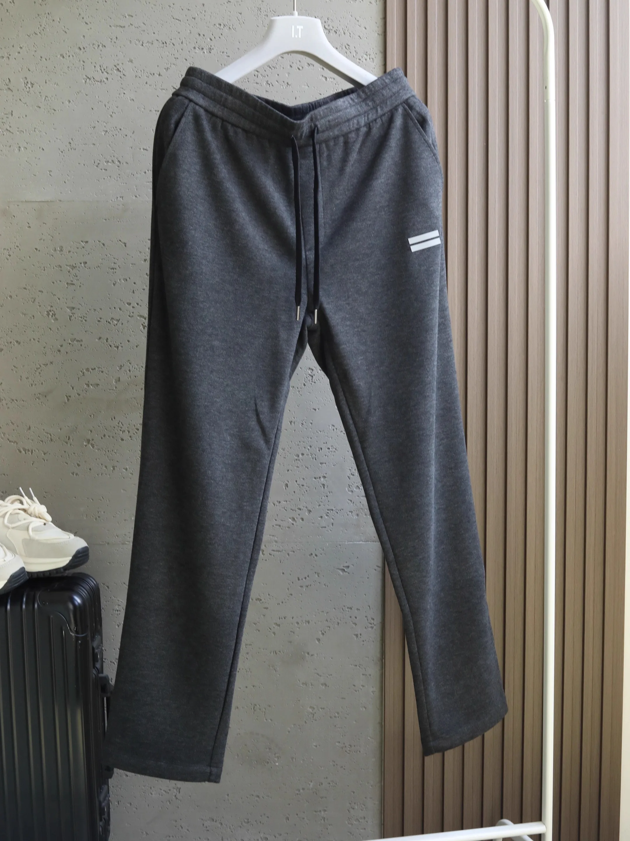 

ntlemanZZ шерстяные хлопковые осенне-зимние мужские повседневные брюки простые прямые брюки модные деловые брюки для отдыха