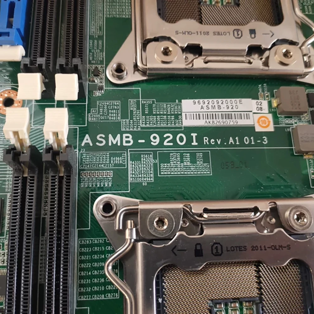 Dual X79 Industrial Control Server Motherboard ASMB-920I Rev.A1 ASMB-920