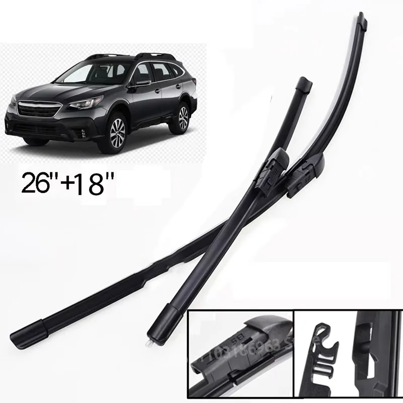 Wiper LHD Front Wiper Blades Set For Subaru Legacy Outback BT 2020 - 2023 Windshield Windscreen Window 26