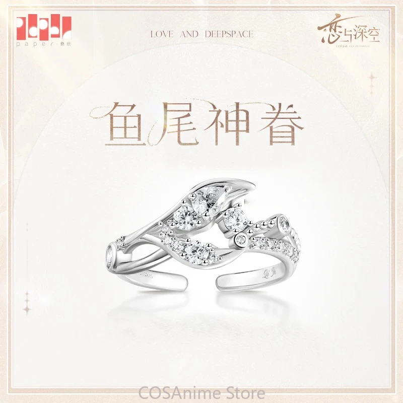 

Original Anime Game Xavier Ring Love and Deepspace Xavier Cosplay Costume Accessories Cosplay Girl Women Ring Halloween Gift