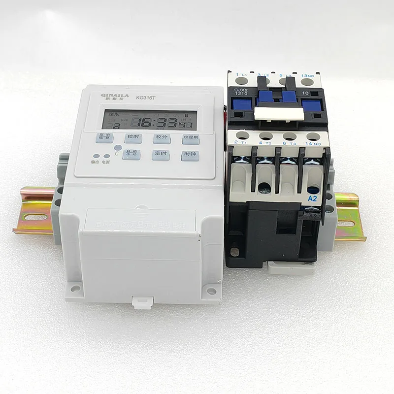 Hot Sell  Industrial Timer Switch With Contactor 220V, 12~80A High Power 7-Day Programmable Cycle Factory Wholesal