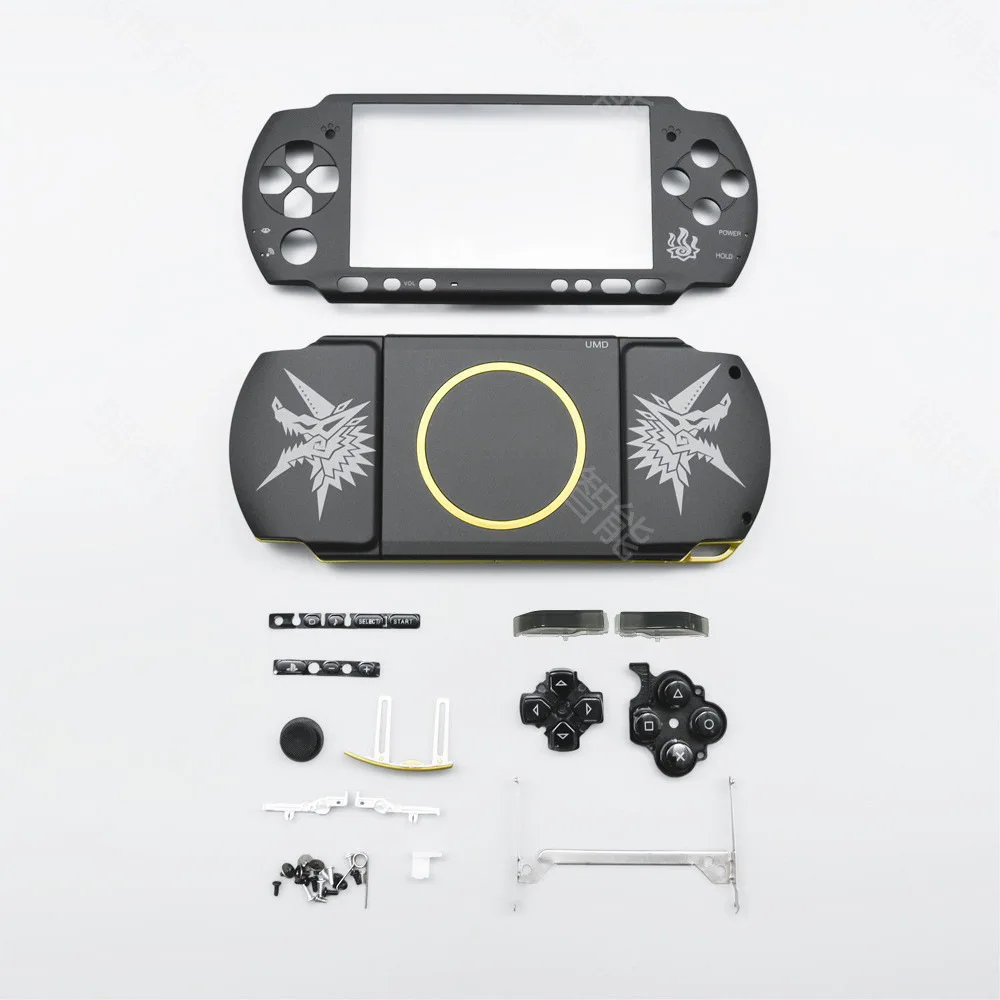 2026 Nieuwe Hot Sale Monster Hunter Thema Behuizing, voor PSP3000 Vervangingsonderdelen