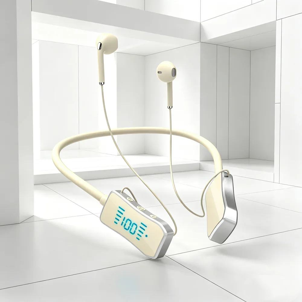Bluetooth Earbuds Wireless Headphones Ergonomic Bluetooth Headsets Reduce Ear Fatigue During Extended Gaming or Work Sessions