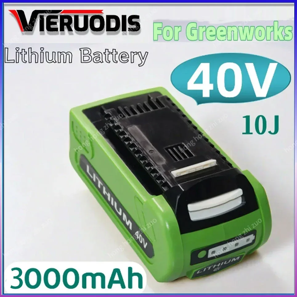 For GreenWorks 29462 40V 6000mah Rechargeable Battery For 29462 29472 29282 G-MAX Replacement Lawn Mower Power Tools Battery