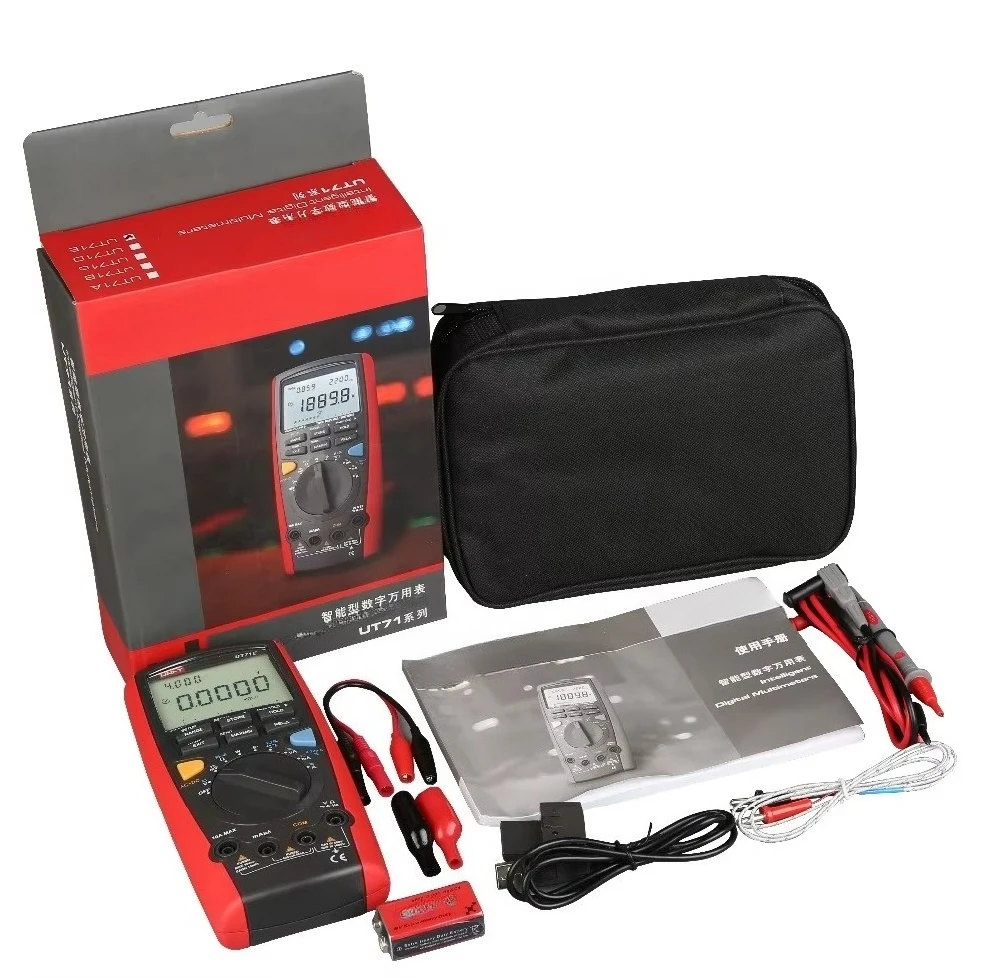 Digital Multimeter UT71E Ture Rms Multimeter Auto Range 39999 AC/DC Voltage With LCD Backlight Display