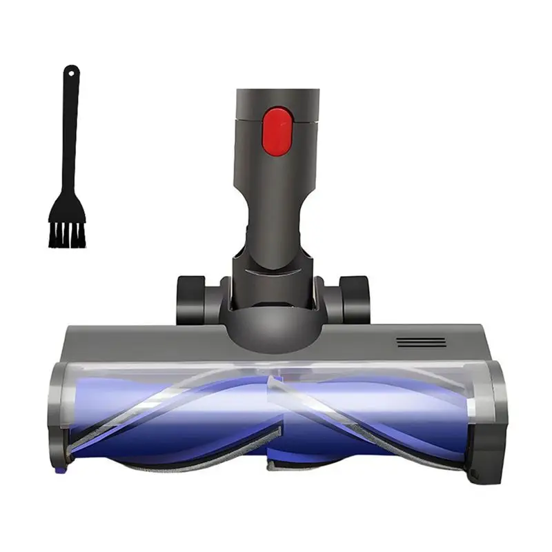 

Насадка для пылесосов Dyson V7 V8 V10 V11 V15 для чистки твердых полов и ковров с LED-подсветкой, V-образная турбинная щетка с щетиной для очистки