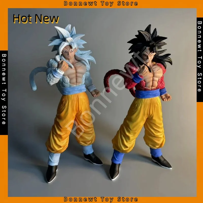 

30cm Dragon Ball Series Violent Bear Super Four Goku Vegeta Figure Statue Model Ornament GK Character