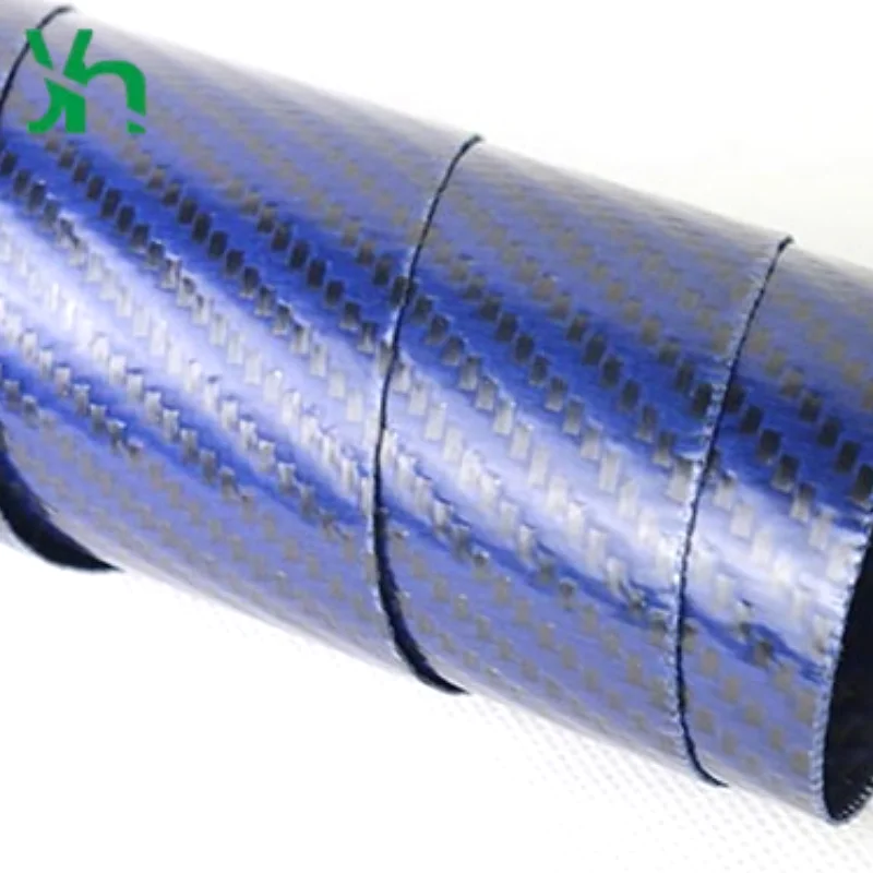 ألياف الكربون الهجينة باللون الأزرق والأسود مع نسيج جلدي 3k200g - مثالية لمشاريع DIY الراقية والتعديل التقني #5