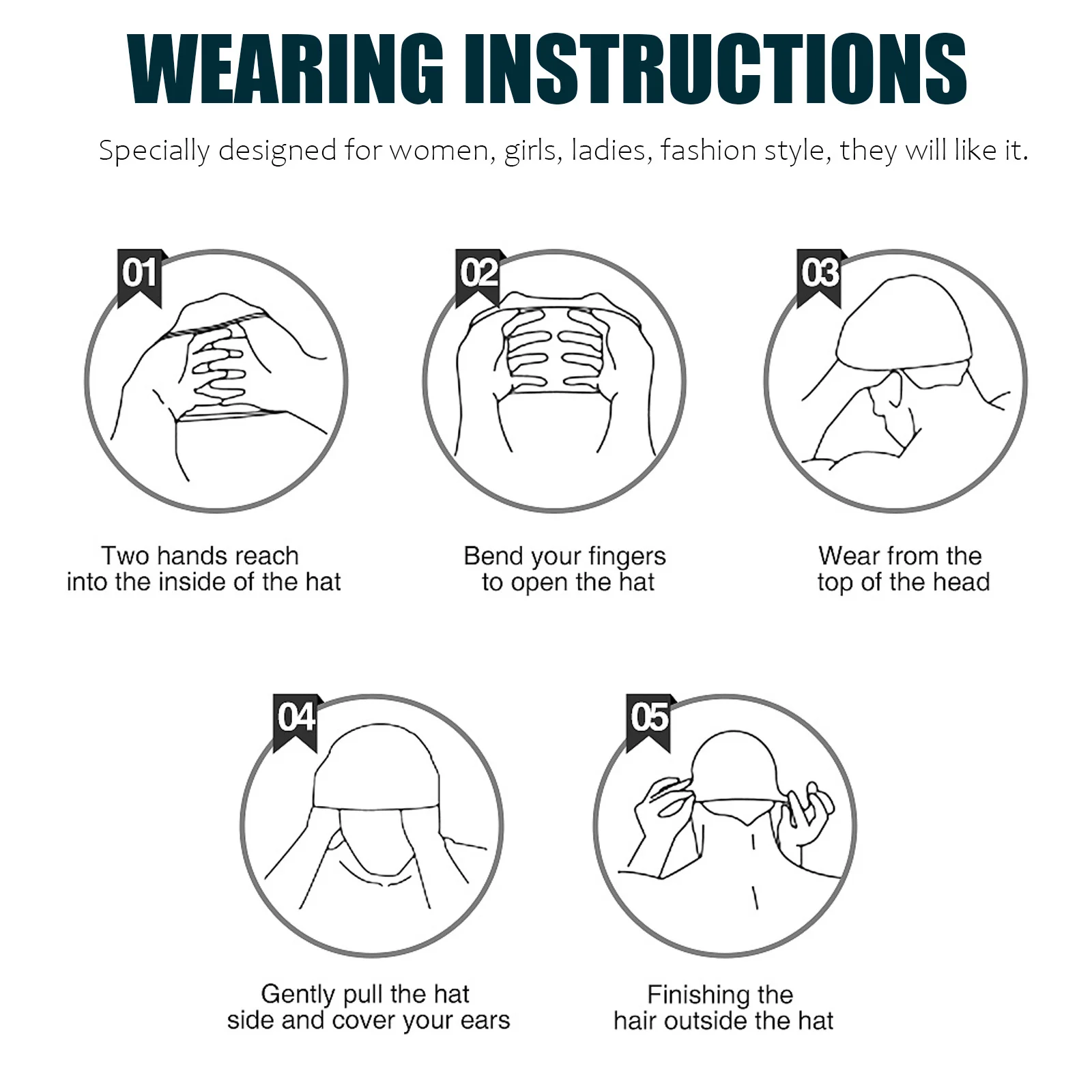 

Adult Swim Cap PU Coated Waterproof Lightweight Hypoallergenic Swimming Hat for Long Hair Reduced Drag Perfect for Training and