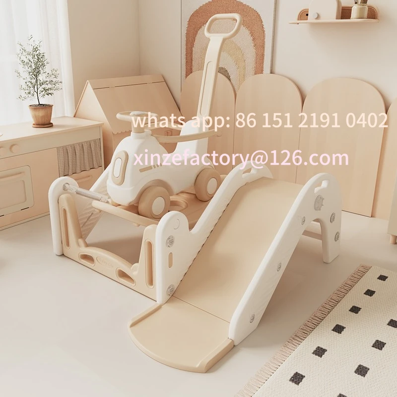 لعبة حصان طروادة هزازة قابلة للتخصيص، شريحة حصان هزاز 2 في 1 للحماية من السقوط