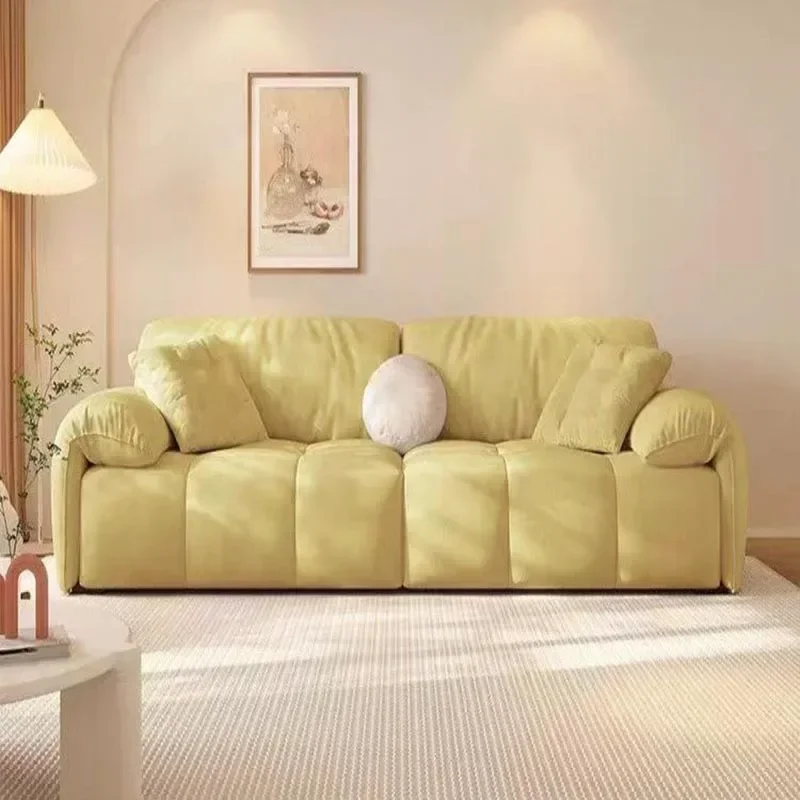 

Стильные роскошные скандинавские диваны, мягкие двойные стильные пуфы, диван для гостиной, отель, двухместный диван, дизайнерская мебель Divano Soggiorno для дома