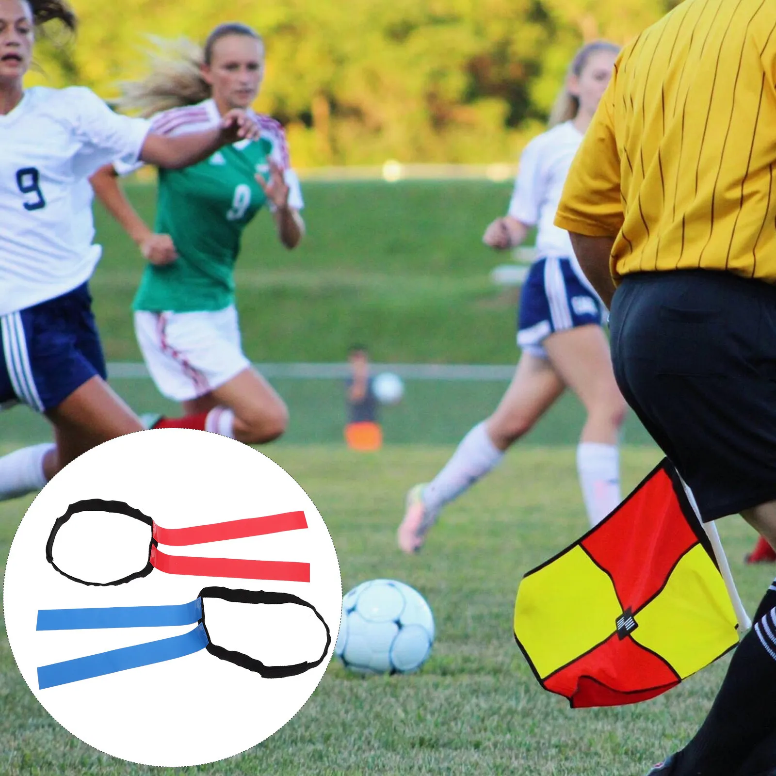 

2 комплекта детских регулируемых поясных флагов для футбола и регби, цветные поясные флаги для игры в футбол, уличные аксессуары, поясные флаги для регби