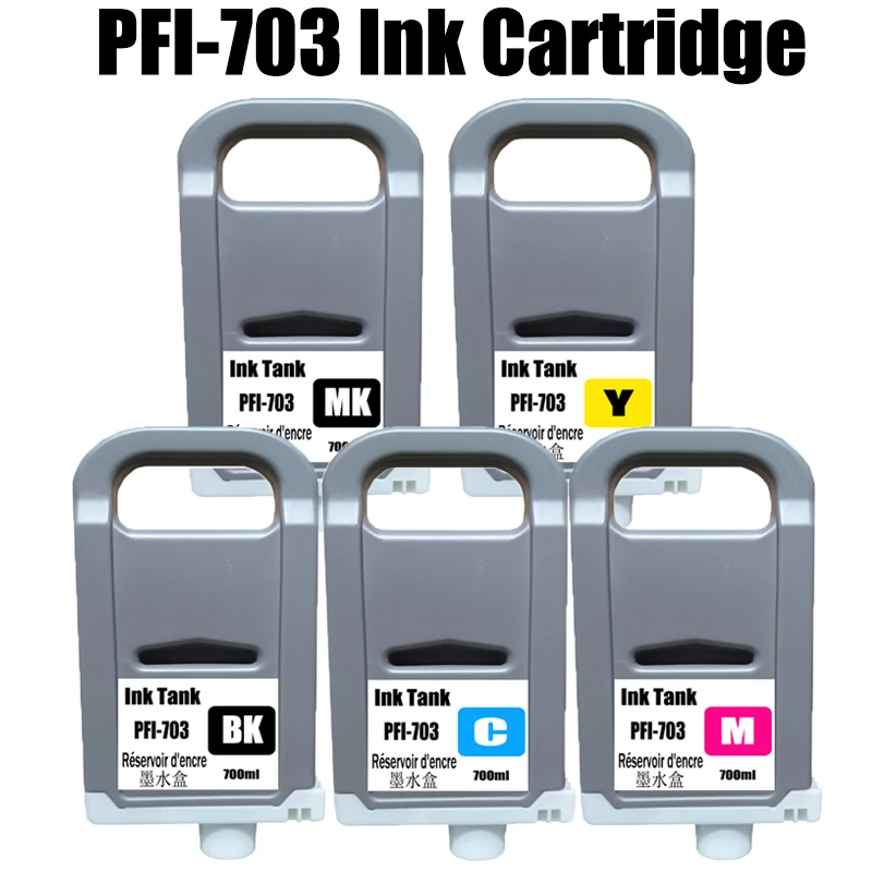 

Совместимый чернильный картридж Canon PFI-703 для принтеров Canon iPF 810, 820, 815, 825