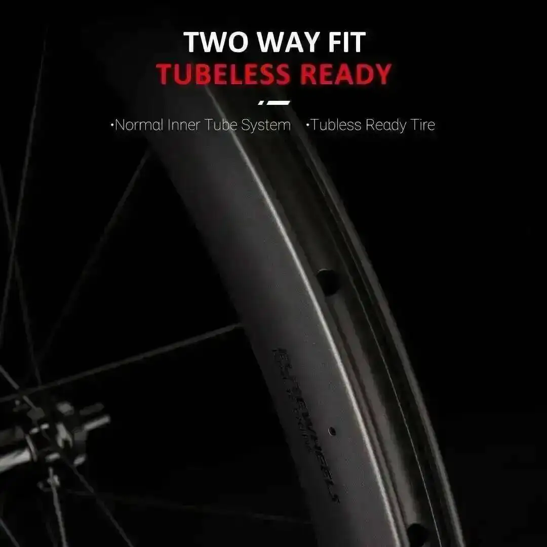 ELITEWHEELS ENT Hamulce Tarczowe Karbonowe Koła 700c Jakość UCI Zestaw Karbonowych Kół Szosowych z Center Lock lub 6-otworowym mocowaniem Bock do Kolarstwa Szosowego — zdjęcie 7