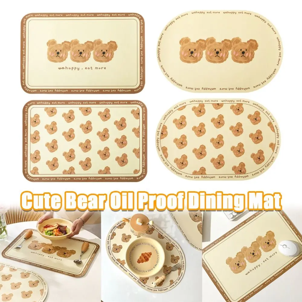 Cute Bear Dining Mat 5