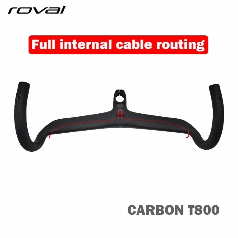 sl8/sl7 road Carbo handlebar carbon stem roval Internal Cable Routing Road Bicycle Handlebar Cockpit Di2 color changing laser