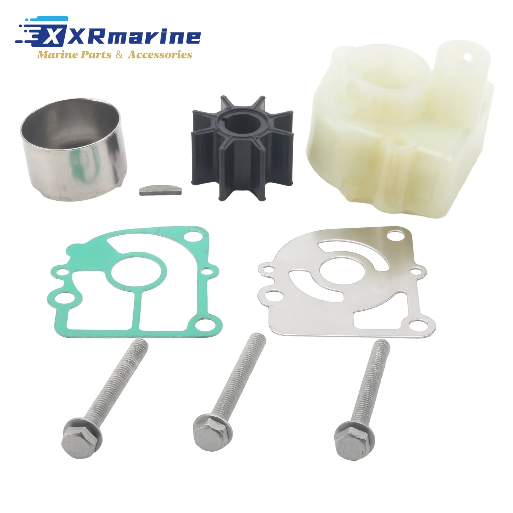 

Ремкомплект водяного насоса 803748Q02 для подвесных моторов Mercury мощностью от 9,9 до 20 л.с., заменяет 803748K02, 803750A05, 8M0122064, 8M0070780