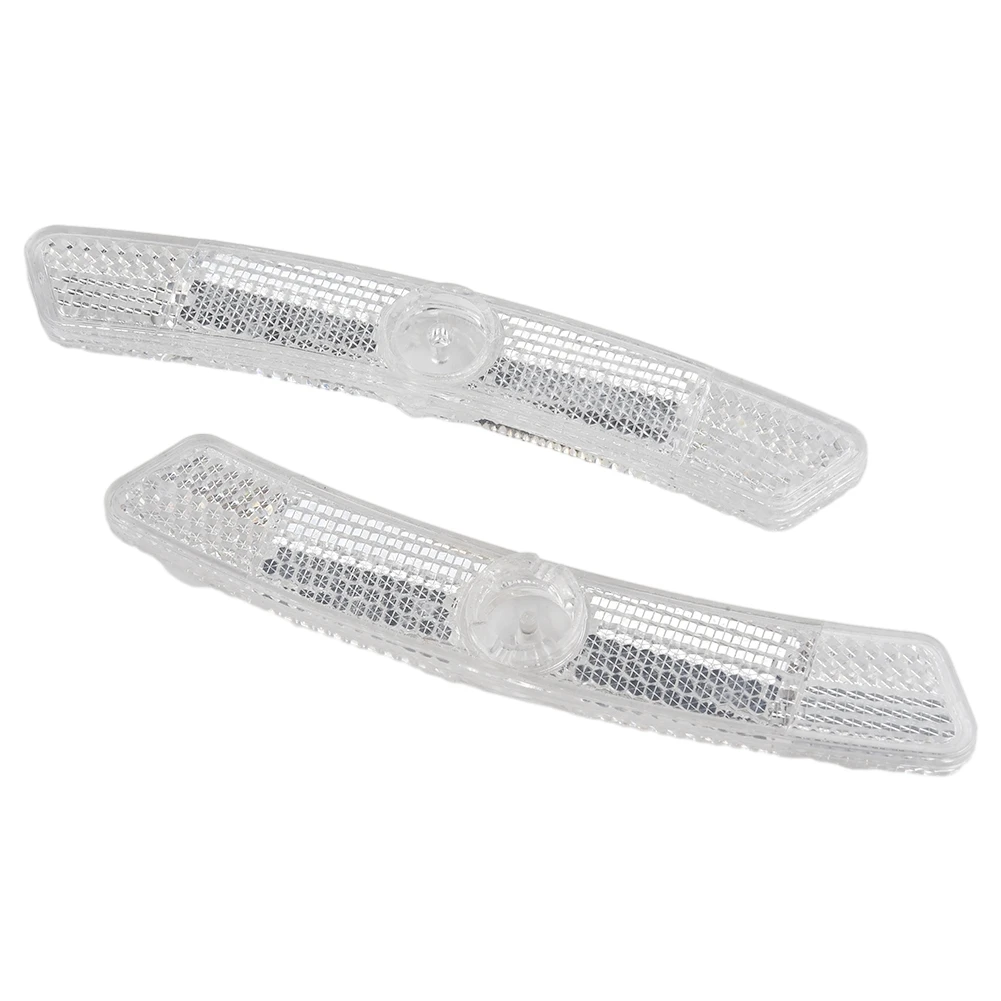 Reflective Strips Spoke Reflector White Yellow 125*20mm Replacement Parts Accessories Mountain Bike Indoor Garden