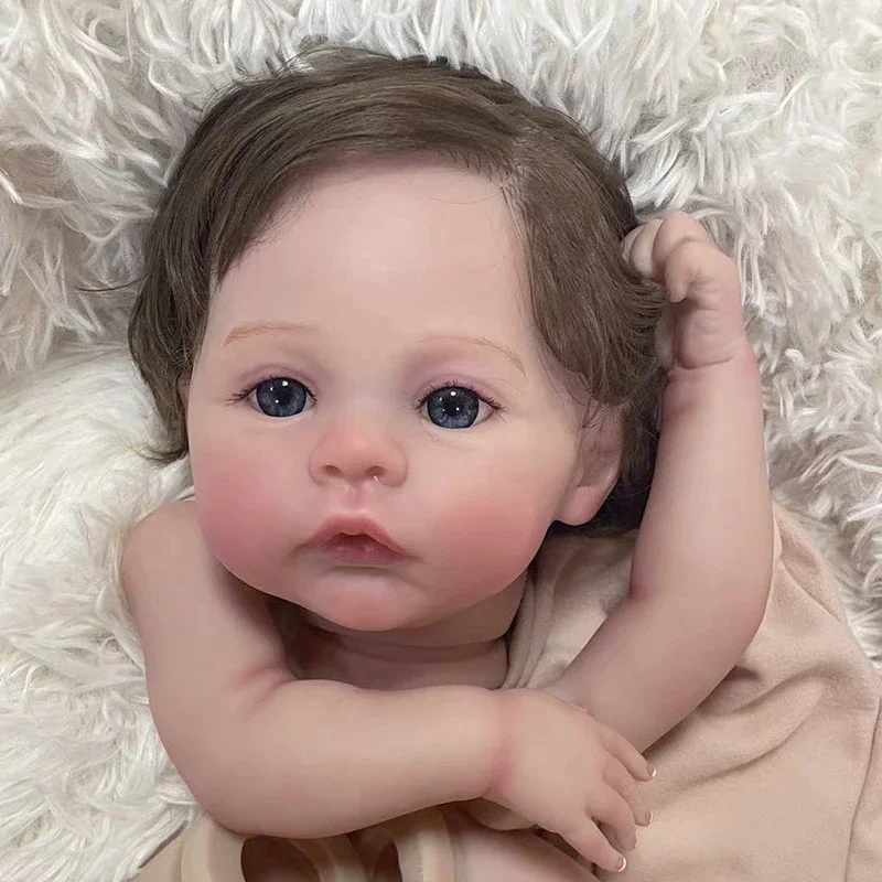 18Inch Reborn Meadow Doll Kit Already Painted Kits/Un painted Kit Soft Touch Fresh Color DIY Doll Parts With Cloth Body