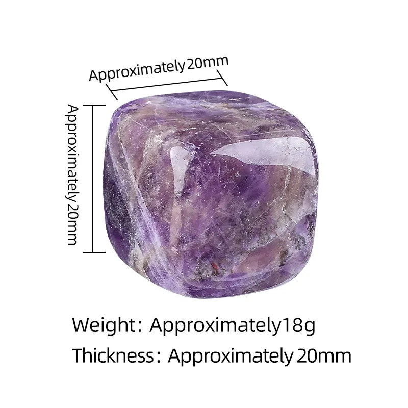 10pcs Stress Reduce Cube Square Loose Stone Beads No Hole DIY Fish Tank Pot Landscape Tabletop Ornaments Jewelry Block Wholesale