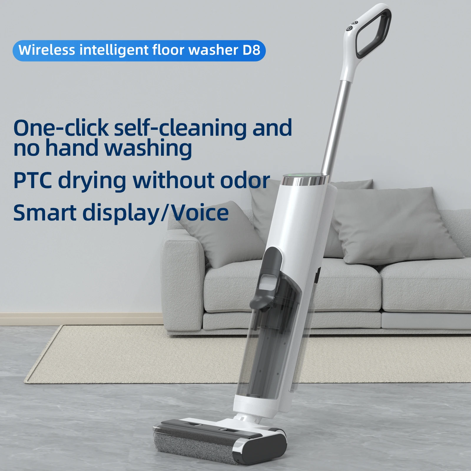 Strong 18000Pa Suction Battery Stick Vacuum Cleaner Electric Home Use Self-Cleaning Upright Wireless Cordless Handheld