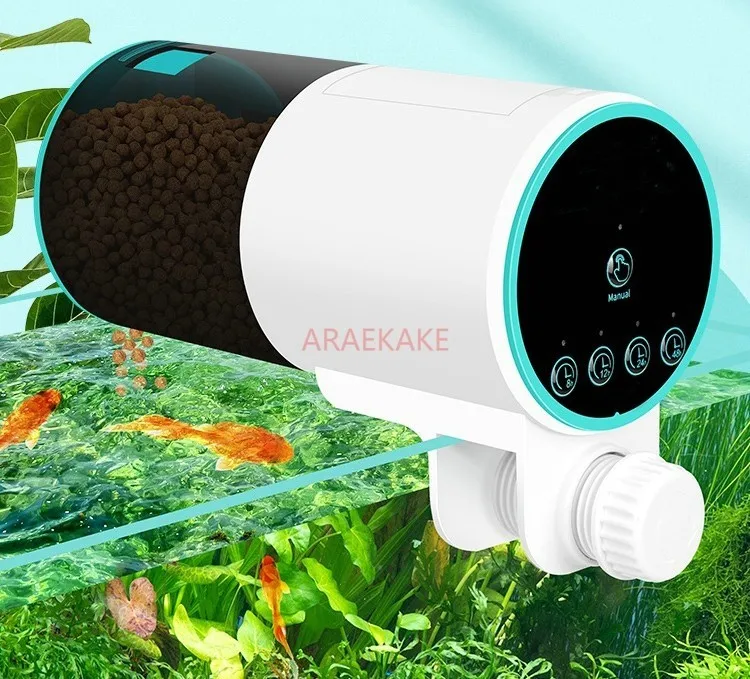 Fish tank feeder, koi and goldfish feeder, divine fish feeder, aquarium intelligent timed turtle automatic fish feeder