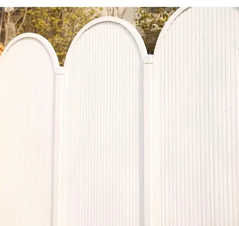 Outdoor balcony partition, anti-corrosion wood screen, folding mobile fence, yard windshield fence, landscaping, waterproof