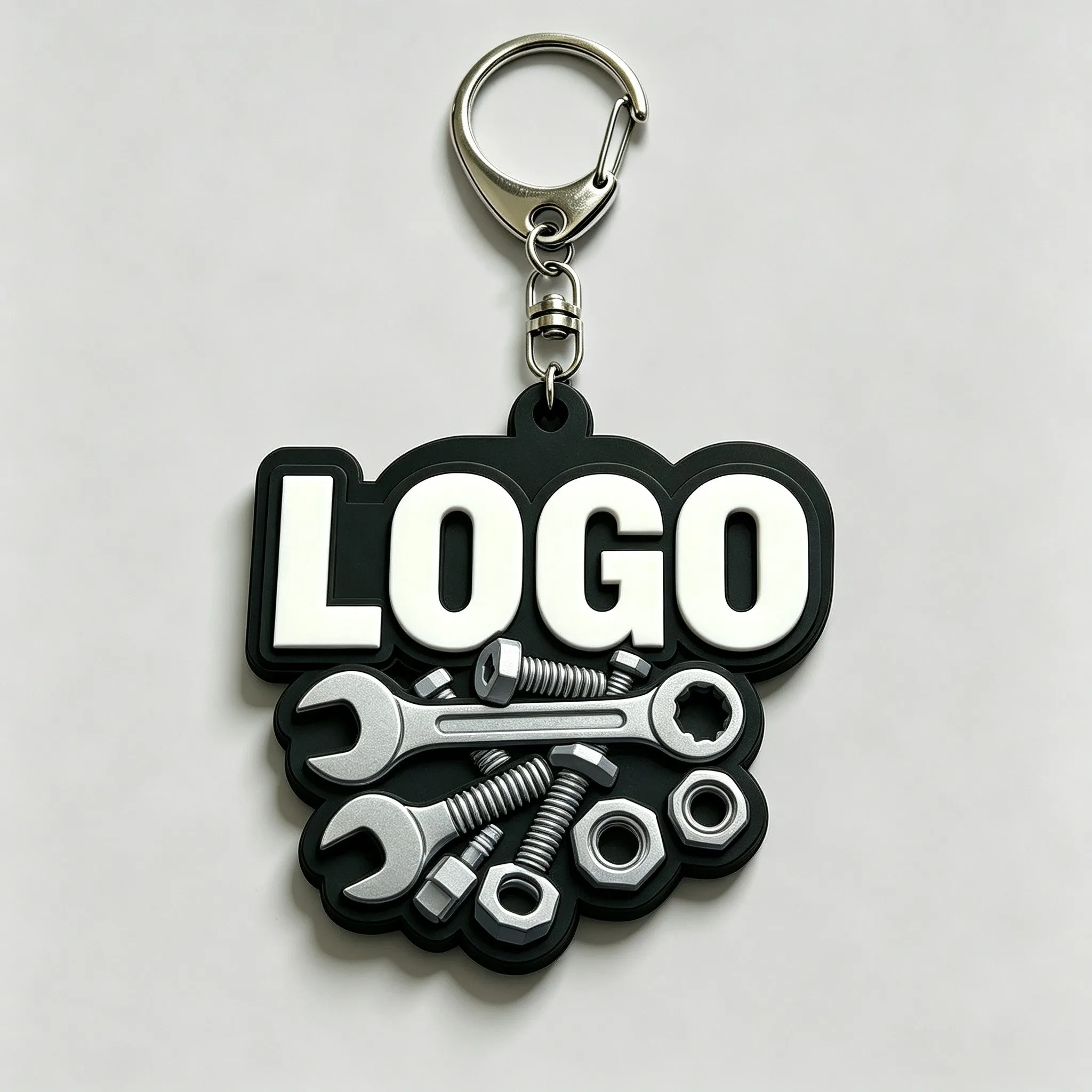 Custom Eco-Friendly Nylon Fabric Personalized Embroidered Keychains for Gifts Promotional Events Brand Logo Souvenirs