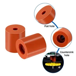 4pcs 3D Printer Silicone Solid Spacer High Temperature Hot Bed Leveling Column for CR10 10S Ender3 3S 3 Pro 3 V2 3d Priter Parts