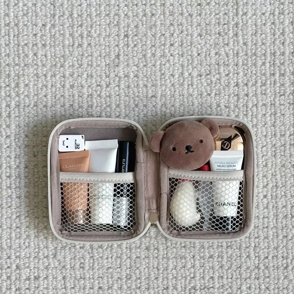 Süße Miffy Kawaii kleine Aufbewahrungstasche Cartoon Kaninchen Lippenstift Kosmetik Toilettenartikel Reise multifunktionale tragbare Aufbewahrungsbox Geschenk – Detail 3