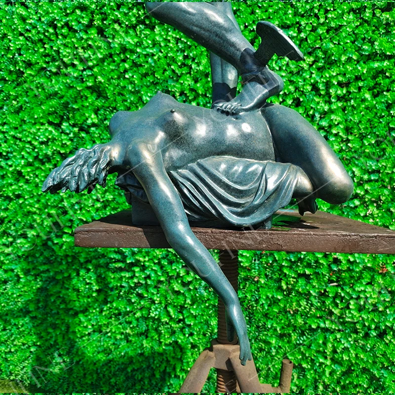 100cm Bronze Perseus With The Head of Medusa Statue Classical Bronze Perseus Sculpture Large  Mythology Art Crafts Home Decor