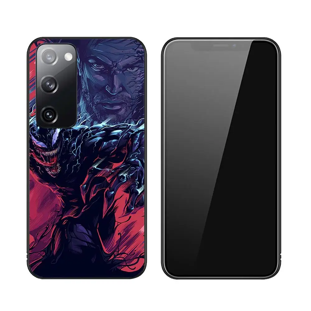 Marvel Venom Soft Phone Case Luxury Fashion For Samsung Galaxy S23 S21 S10 S30 S20 S22 S8 S9 S30 Pro Plus Ultra Fe New TPU Cover