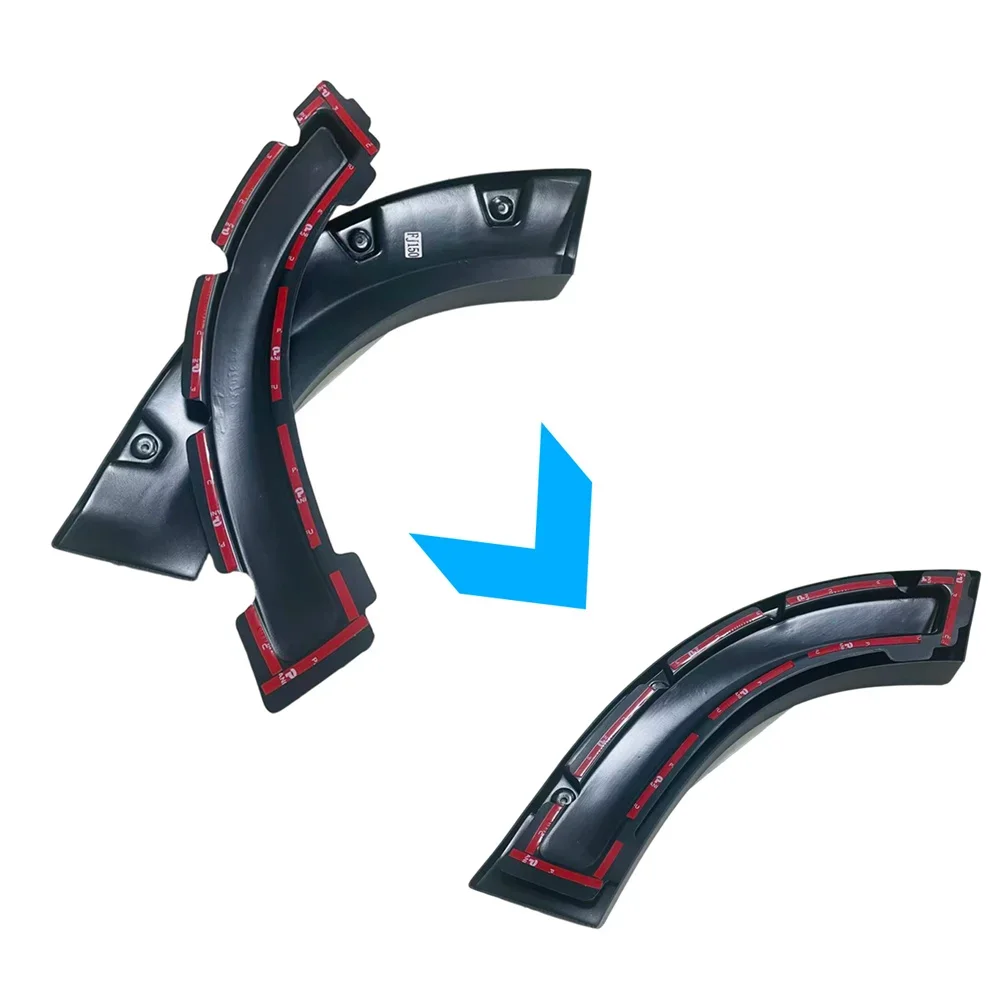 مشاعل حاجز السيارة لسيارة تويوتا لاند كروزر برادو 150 LC150 FJ150 حاجز تعديل عجلة قوس مع غطاء المكسرات حامي