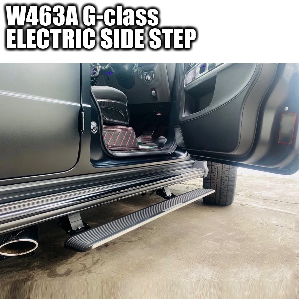 2019y+ Short Style Electric Side Step For Mercedes W464 G63 G65 G500 G550 Automobiles Car Side Step Running Board