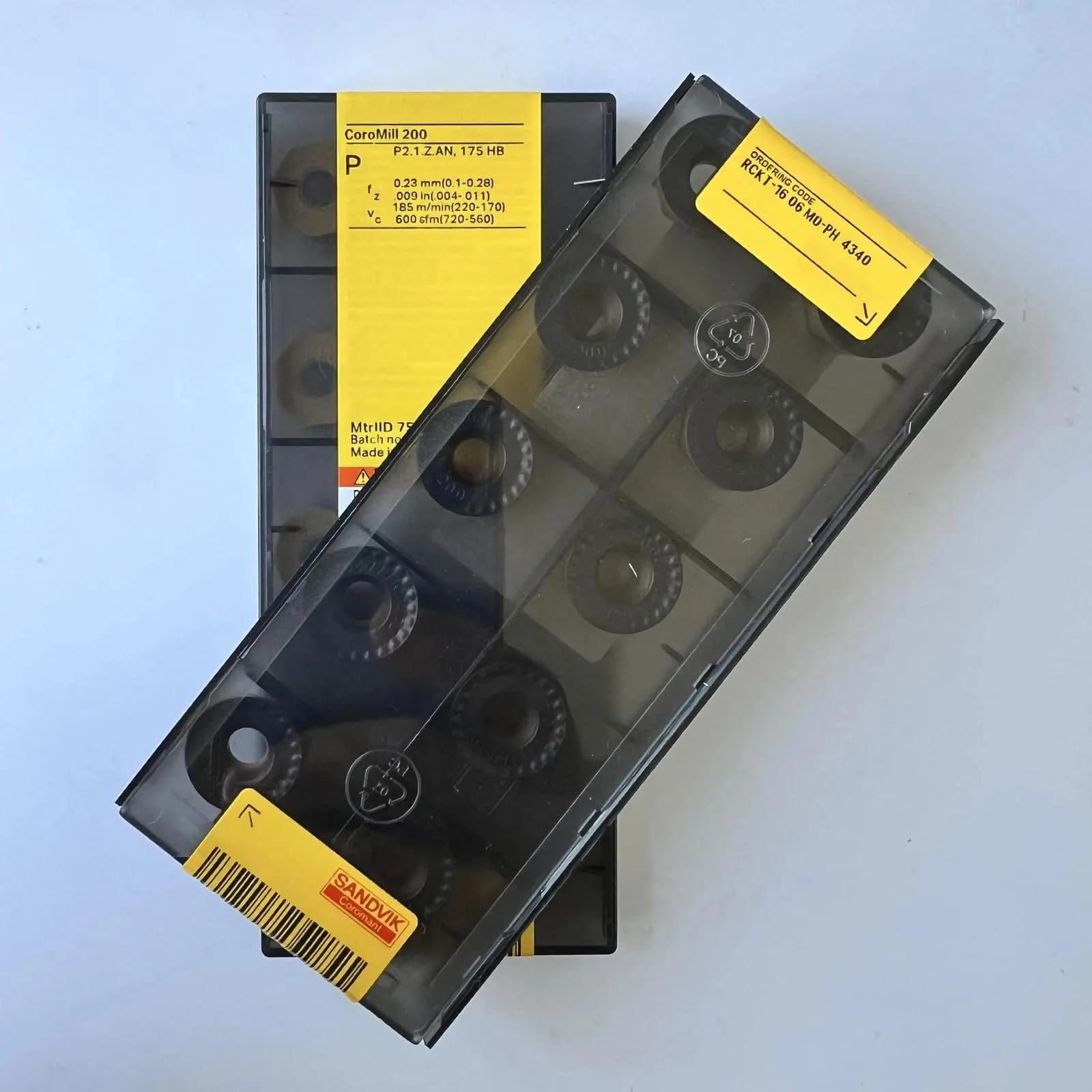 

Original SANDVIK / RCKT1606M0-PH 4340 Hard alloy CNC Blade 10 Pcs