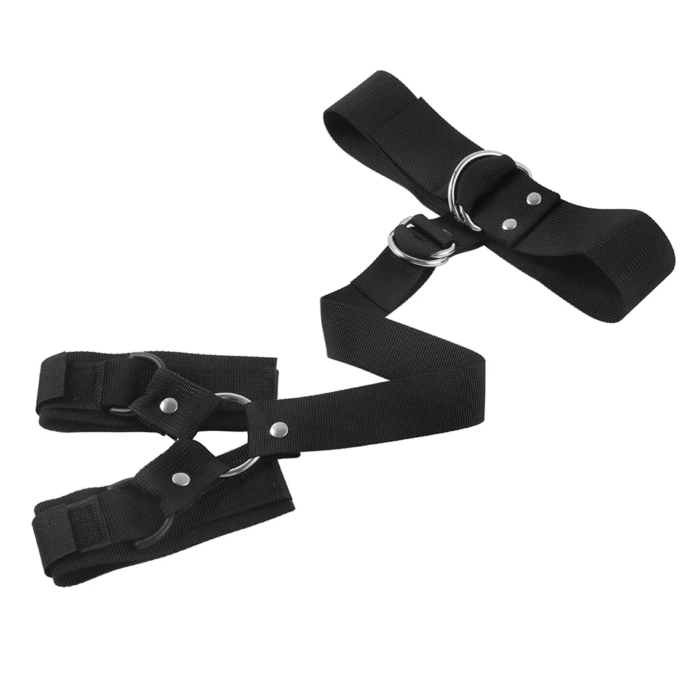 Bdsm volta algema brinquedo sexual sm colar de contenção fetiche algemas ajustáveis casal bondage feminino conjunto de produtos sexuais de contenção erótica