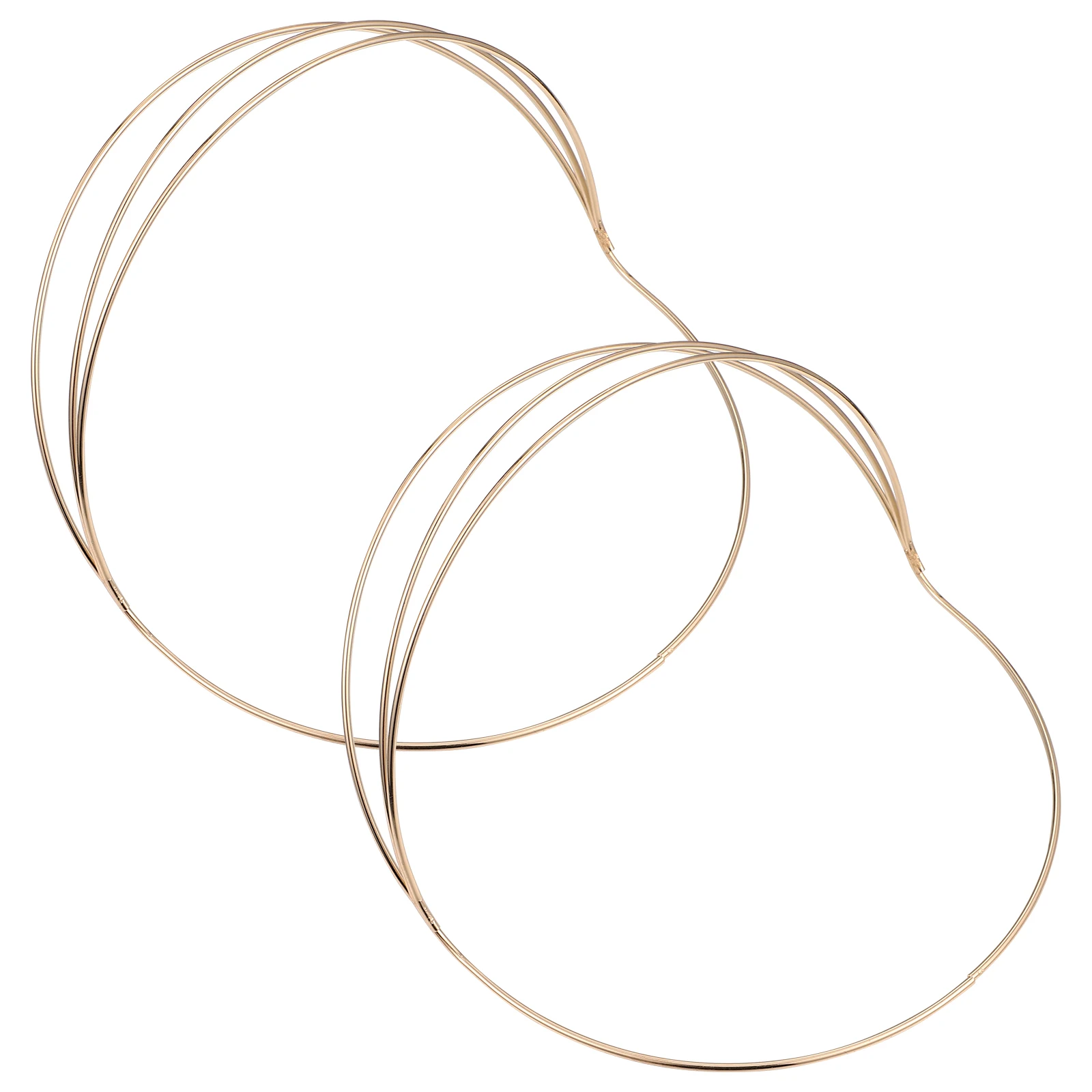 

2Pcs Crown DIY Frame Practical Hairband Base for Wedding Banquet Engagement Headdress Accessory DIY Base