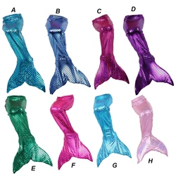 Little Girl Mermaid Tail Props, Kids Beach Bikini Swimsuit, Mermaid Cosplay Swimsuit, Birthday Gift for Girls