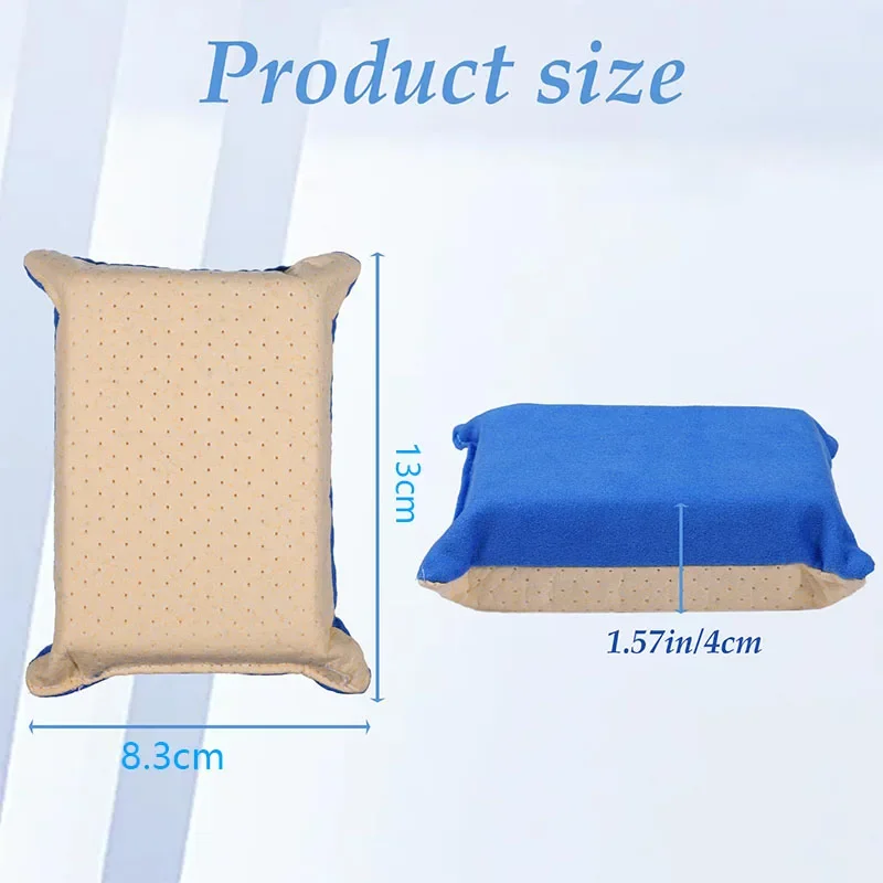 1. Portable Car Window Mist Wipe Sponge Dual‑layer Absorbent Sponge Pad For Vehicle Windshield Rear‑view Mirror Cleaning