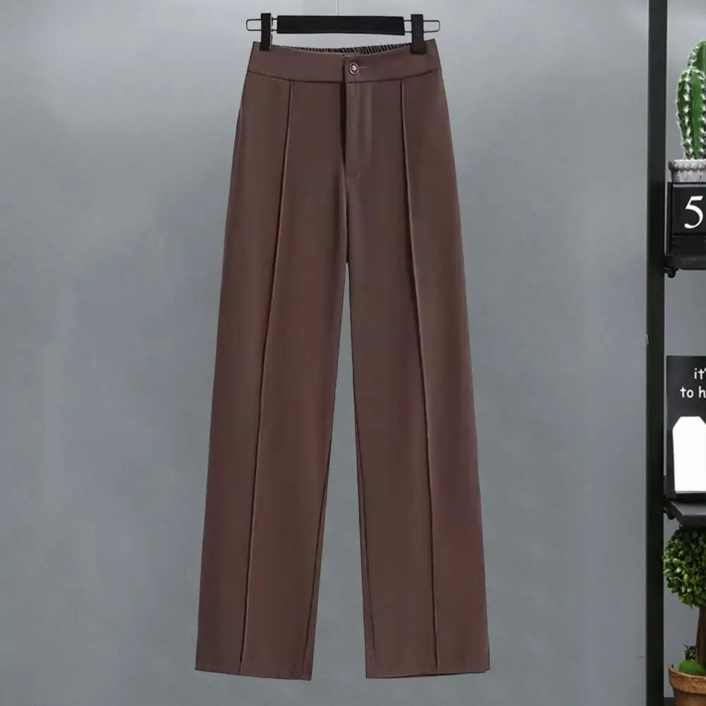 FJBlack-Pantalon taille haute pour femme, tenue de bureau, habillé, vêtement de travail, à la mode, 2024