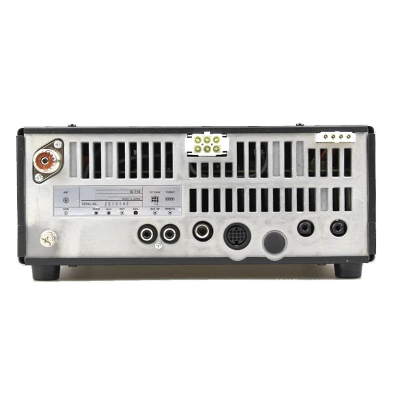 IC-718 عالية الطاقة 100 واط راديو الموجات القصيرة HF جميع الموجات جهاز الإرسال والاستقبال راديو المحمول محطة التتابع 100-240 فولت