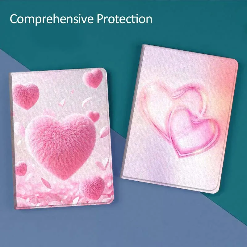 

Popular Love Heart Sparkling For Huawei MediaPad T5 T10s M6 M5Lite SE Honor Tab 5 6 7 V7 V8 X8a X9a Pro Soft Tablet Case Gift