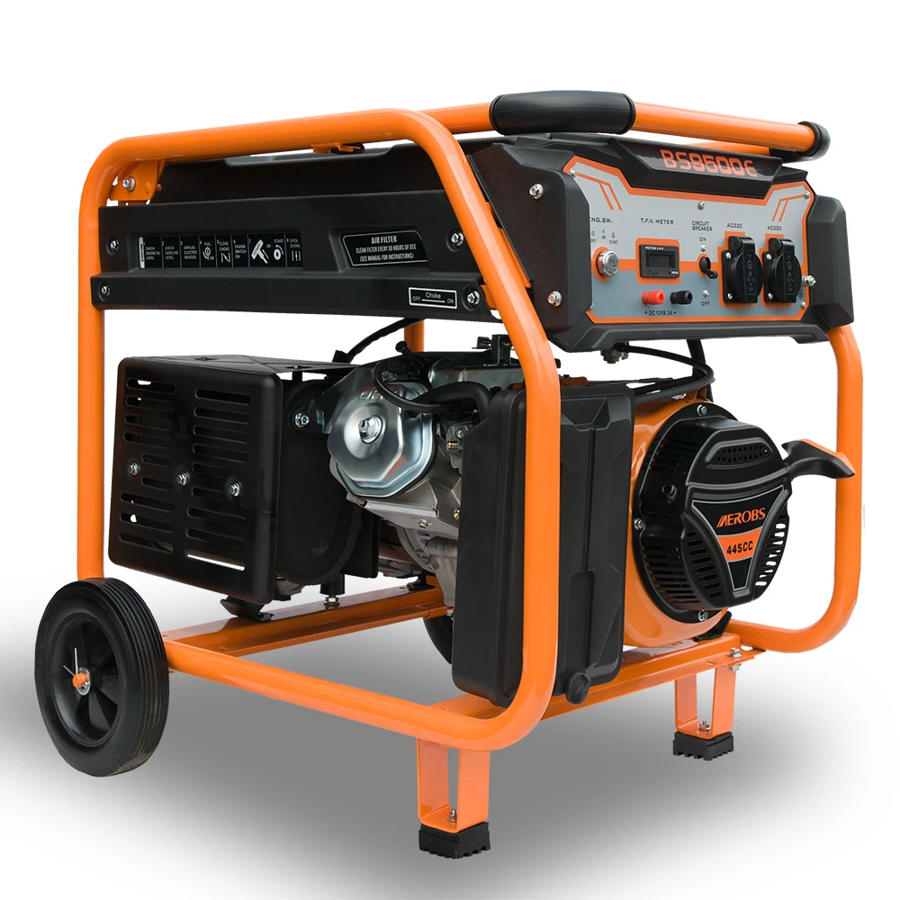 

Single-Phase 50Hz Generator with 7500W 7000W 7kW Alternator 7.5kW Rated & Max Power Electrical Starting System
